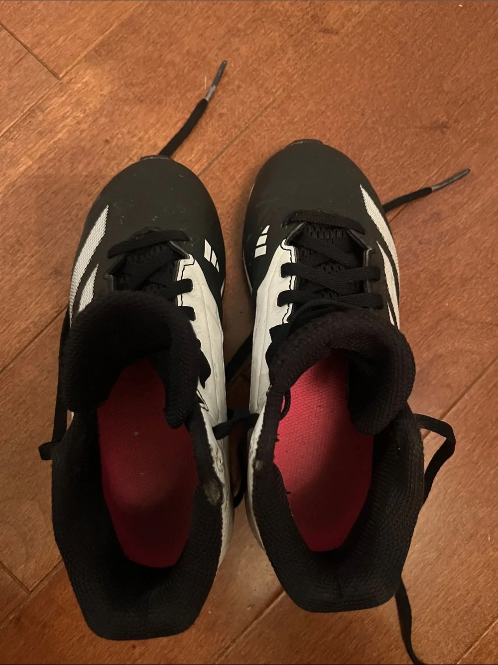 Adidas Kids’ Black & White Football Cleats